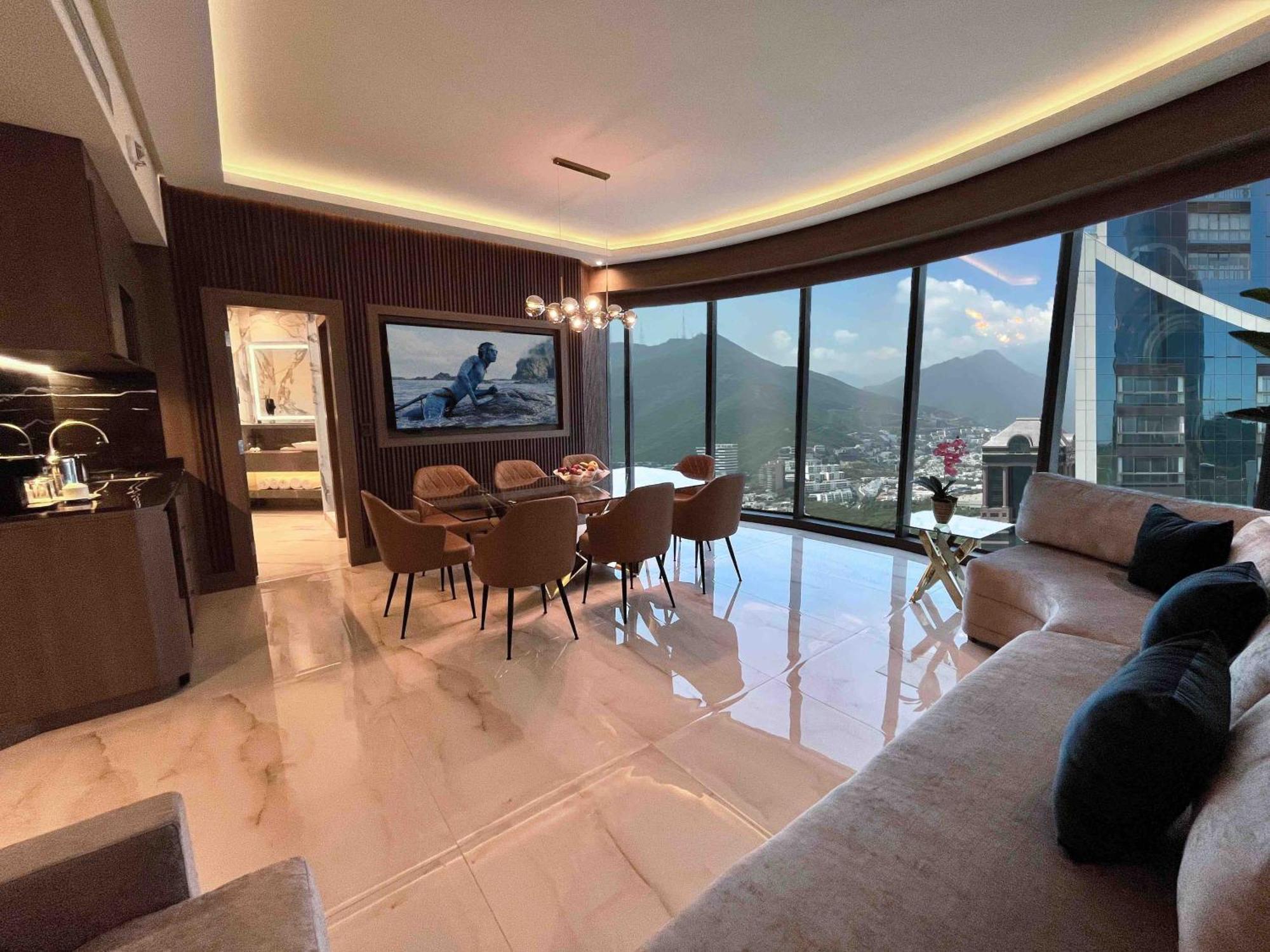 Отель Safi Royal Luxury Metropolitan San Pedro Garza Garcia Экстерьер фото Interior of a 3-bedroom unit